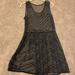 Free People Tops | Free People Sheer Beaded Dress | Color: Black | Size: Xs