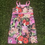 Lilly Pulitzer Dresses | Lilly Pulitzer Empire Waist In Black Flower Market | Color: Black/Pink | Size: 8g