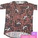 Lularoe Tops | M Lularoe Disney Irma | Color: Black/Brown | Size: M