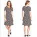 Madewell Dresses | Madewell Black And White Striped Fit & Flare Dress | Color: Black/White | Size: Xs