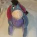 Disney Toys | Disney Eeyore 10in Kohls Cares Plush Stuffed Anima | Color: Gray/Red | Size: Osbb
