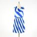 Lilly Pulitzer Dresses | Lilly Pulitzer Blue Striped Pleated Summer Dress | Color: Blue/White | Size: Xs