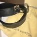 Louis Vuitton Accessories | Louis Vuitton Ceinture Boston Black Belt | Color: Black | Size: 48