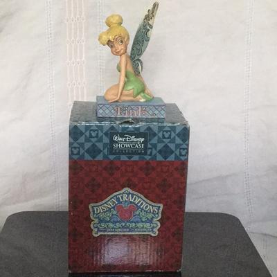 Disney Holiday | Disney Jim Shore Showcase Collection Tinkerbell | Color: Blue/Green | Size: 5”Hx3 1/2”W