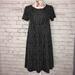 Lularoe Dresses | Lularoe Carly Dress | Color: Black/White | Size: Xs