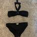 Michael Kors Swim | Michael Kors Black Two Piece Bikini Set | Color: Black | Size: L