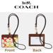Coach Accessories | New Coach Id Lanyard In Rainbow Signature | Color: Brown/Gold/Red | Size: See Description