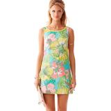 Lilly Pulitzer Dresses | Lilly Pulitzer Delia Shift Dress. Women’s Size 2. | Color: Blue/Yellow | Size: 2