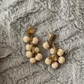 American Eagle Outfitters Jewelry | Beaded Earrings | Color: Cream | Size: Os