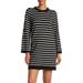 Madewell Dresses | Madewell Button Sleeve Sweater Dress | Color: Black/White | Size: L