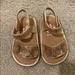 Disney Shoes | Brand New Disney Princess Gold Baby Sandals Size 4 | Color: Gold/Tan | Size: 4bb