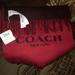 Coach Accessories | New With Tags - Coach Double Faced Muffler Scarf | Color: Red | Size: 70" (L) X 12" (H)