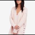 Free People Sweaters | Free People Heart It Lace Sweater Pink!! | Color: Pink | Size: S