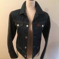 Levi's Jackets & Coats | Levis Denim & Leather Jacket- Limited Edition! | Color: Black/Blue | Size: S