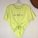 Columbia Tops | Lime Green Columbia Cotton Tee | Color: Green/Yellow | Size: See Measurements