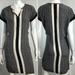 Anthropologie Dresses | Cynthia Rowley 100% Silk Striped Tunic Shirt Dress | Color: Black/White | Size: 6