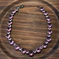 J. Crew Jewelry | J Crew Amethyst Crystal Necklace | Color: Purple | Size: Os