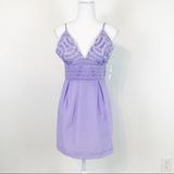 Free People Dresses | Free People Nwt We Go Together Mini Party Dress | Color: Purple | Size: 4