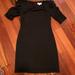 Jessica Simpson Dresses | Jessica Simpson Puff Sleeve Black Dress | Color: Black | Size: 4