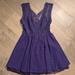 Free People Dresses | Free People Purple Lace Dress | Color: Purple | Size: 2