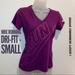 Nike Tops | Nike Running Dri-Fit Run V-Neck T-Shirt Small | Color: Pink/Purple | Size: S