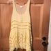 Free People Intimates & Sleepwear | Intimately Free People Voile And Lace Trapeze Slip | Color: Yellow | Size: Xs