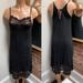 Free People Dresses | Free People | Boho Chic Crochet/Crepe Maxi Dress | Color: Black | Size: Xs