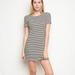 Brandy Melville Dresses | Brandy Melville Striped Tshirt Dress Cotton | Color: Black/White | Size: One Size