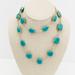 Kate Spade Jewelry | Kate Spade Turquoise Faceted Jewel Necklace | Color: Blue | Size: Os