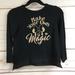 Disney Shirts & Tops | Girls Disney Make Your Own Magic Top | Color: Black | Size: 2tg