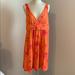 American Eagle Outfitters Dresses | 2/$30!!! Tropical Flower Print Sundress | Color: Orange/Pink | Size: L