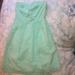 J. Crew Dresses | Jcrew Strapless Dress | Color: Green | Size: 4