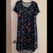 Lularoe Dresses | Lularoe Carly Dress Small | Color: Blue/Orange | Size: S