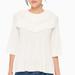Kate Spade Sweaters | Kate Spade Fringe Pullover Sweater | Color: Cream/White | Size: Xxs