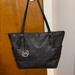 Michael Kors Bags | Mk Medium Black Signature Leather Tote | Color: Black | Size: Medium