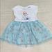 Disney Dresses | Disney H&M Frozen Elsa Dress 1.5-2year | Color: Blue/White | Size: 18mb