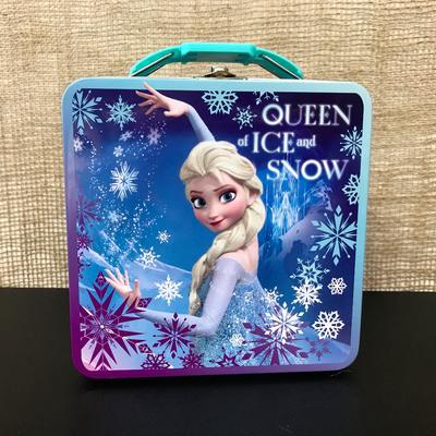 Disney Toys | Frozen Elsa Metal Mini Lunch/Trinket Box | Color: Blue/White | Size: Osg