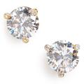 Kate Spade Jewelry | Kate Spade Cz Stud Earrings Nwt | Color: Gold/White | Size: Os