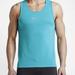 Nike Shirts | Nike Men's Running Singlet Blue Tank Top $85+ | Color: Blue | Size: L