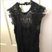 Free People Dresses | Free People Black Bodycon Lace Dress | Color: Black | Size: Xs