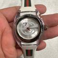 Gucci Accessories | Gucci Sync Xxl White Rubber Unisex Watch Ya137102 | Color: Silver/White | Size: Os