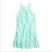 J. Crew Dresses | Nwt J. Crew Ruffled Flutter Dress | Color: Green | Size: M