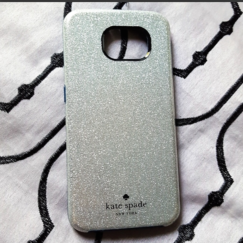 Kate Spade Accessories | Kate Spade Flexible Hard Shell Phone Case Galaxy | Color: Silver | Size: Os