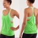 Lululemon Athletica Tops | Lululemon Practice Freely Green Gingham Tank | Color: Green | Size: 6