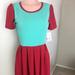 Lularoe Dresses | Lularoe Amelia Dress | Color: Green/Red | Size: S