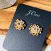 J. Crew Jewelry | J. Crew Sparkle Studs Earrings | Color: Gold/Tan | Size: Os