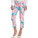 Lilly Pulitzer Pants & Jumpsuits | Lilly Pulitzer Luxuy Capri Lucky Charm Pants | Color: Blue/Pink | Size: 0