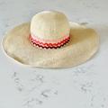 Madewell Accessories | Madewell X Biltmore Rickrack Straw Hat | Color: Pink/Red | Size: S-M