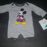 Disney Costumes | Disney Baby Mickey Mouse Halloween Onesie | Color: Gray | Size: Various