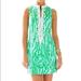 Lilly Pulitzer Dresses | Lilly Pulitzer Alexa Shift Dress Size 0 | Color: Green/White | Size: 0